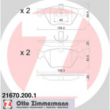 Колодки гальмівні (передні) MB E-class (W210) 95-02 (Ate-Teves)