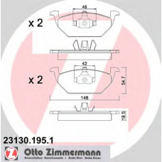 Колодки гальмівні (передні) Audi A3 97-03/Skoda Fabia I/VW Golf 97-08 (ушки вверх) (Ate-Teves)