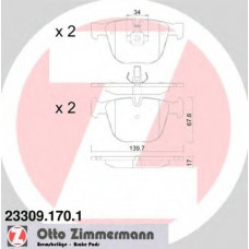 Колодки гальмівні (задні) BMW 5 (E60/65)/X5 (E70/F15)/X6 (E71/E72) 3.0-4.4 08- (Ate)