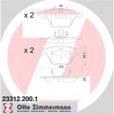 Колодки гальмівні (передні) BMW 3 (E90/E92/E93) 06-13 (Ate-Teves)