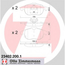 Колодки гальмівні (передні) Opel Astra H/Vectra C/Signum/Fiat Croma 03- (Ate-Teves)