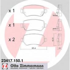 Колодки гальмівні (задні) Opel Astra G/Combo 01-/Kia Cee'd 15- (Lucas-Girling)