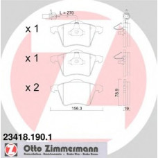 Колодки гальмівні (передні) Seat Alhambra/VW Sharan 1.8-1.9TDI 95-10 (Ate-Teves)