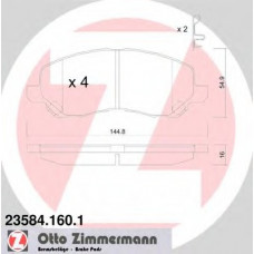 Колодки гальмівні (передні) Mitsubishi Lancer 00- (Sumitomo)