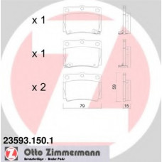 Колодки гальмівні (задні) Mitsubishi Pajero 98-