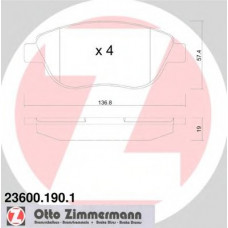 Колодки гальмівні (передні) Citroen C4 04-11/Peugeot 207/307 02-13 (Bendix-Bosch)