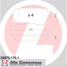 Колодки гальмівні (передні) Renault Kangoo 08-/Megane IV 15-/Zoe 12- (Lucas)