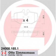 Колодки гальмівні (задні) MB Vito (W639) 03- (Bendix-Bosch)