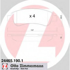 Колодки гальмівні (задні) Fiat Ducato/Citroen Jumper/Peugeot Boxer 06- (Boxer)