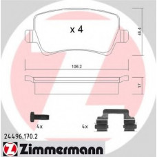 Колодки гальмівні (задні) Volvo S80/V70 06- (LUCAS-GIRLING)