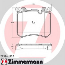 Колодки гальмівні (передні) BMW X5 (E70)/X6 (E71/E72) 06- (Brembo)