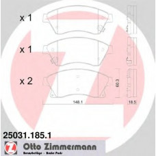 Колодки гальмівні (передні) Chevrolet Aveo 11-/Opel Astra J 09- (Bosch)