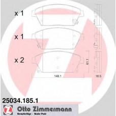 Колодки гальмівні (передні) Opel Astra J/Chevrolet Cruze/Trax 09- (Bosch)