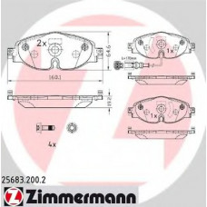 Колодки гальмівні (передні) VW Golf VII/VIII/Passat/Seat Leon 12- (TRW) (з датчиком)