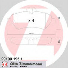 Колодки гальмівні (задні) MB Sprinter 209-319 CDI/VW Crafter 30-35 06-