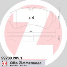 Колодки гальмівні (передні) MB Sprinter 509-515CDI/VW Crafter 30-50 06- (спарка)